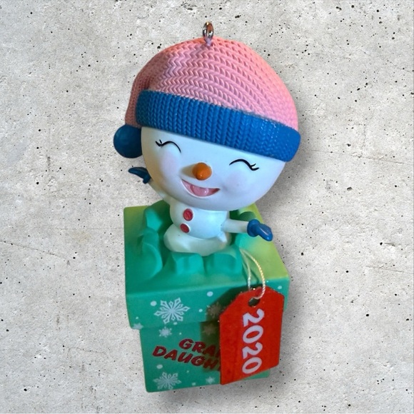 Bundle of 3 Hallmark Granddaughter Ornaments- 2020, 2021, 2023 - Picture 4 of 6